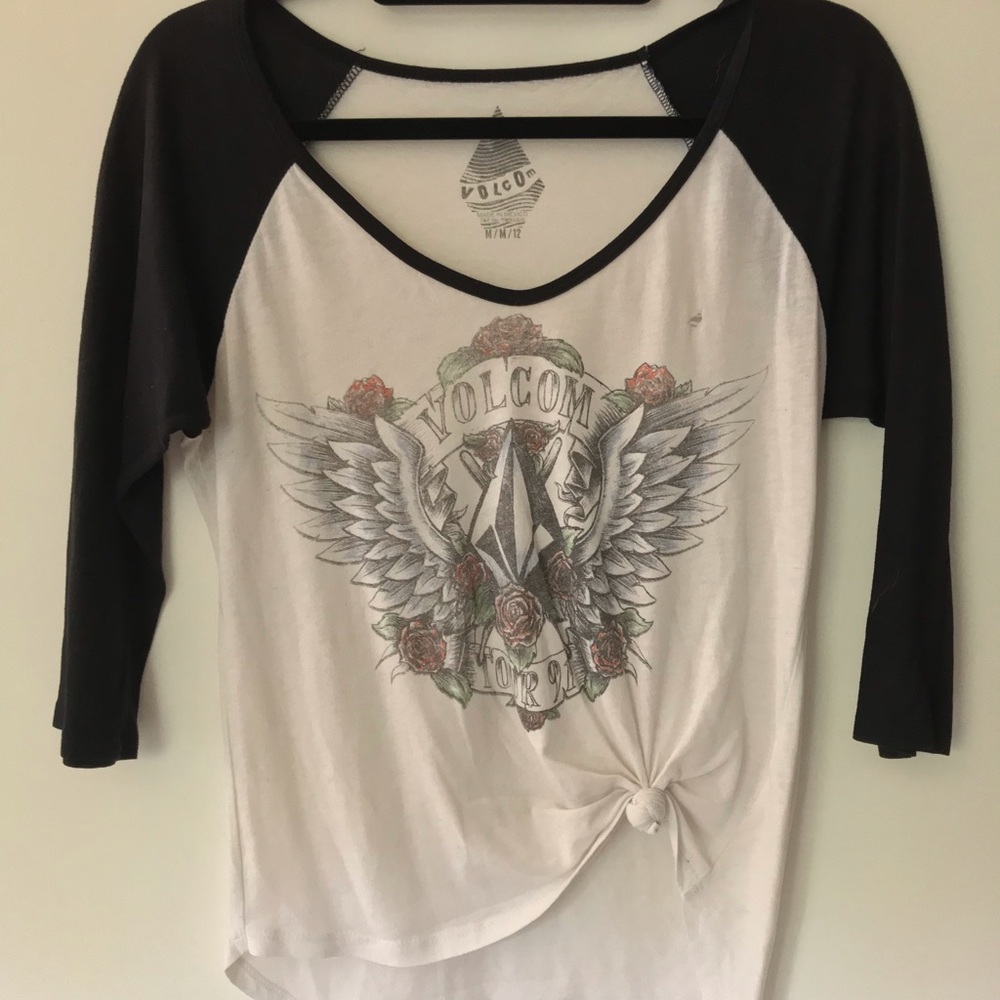 Rocker volcom 3/4 sleeve t-shirt